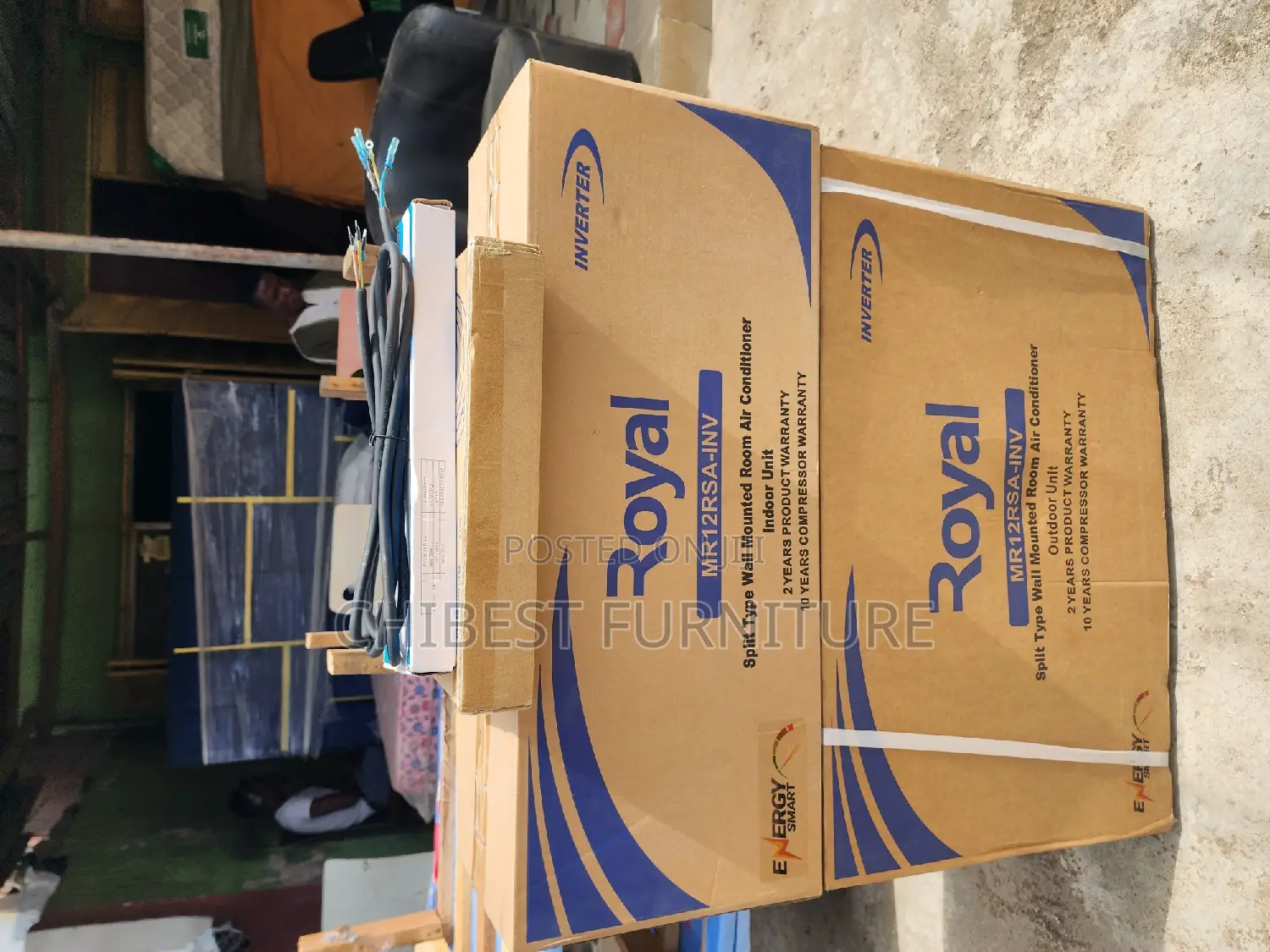 1.5hp Royal Inverter Air Conditioner With a 2yrs Warranty