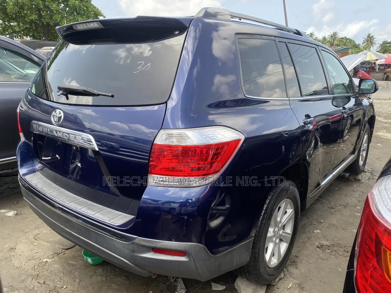 Toyota Highlander Limited 2012 Blue