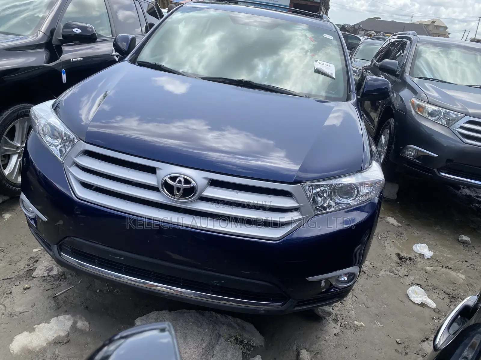 Toyota Highlander Limited 2012 Blue