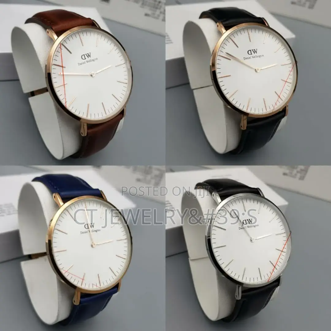 Flat Watch Simple Mature for Men's Daniel Willington