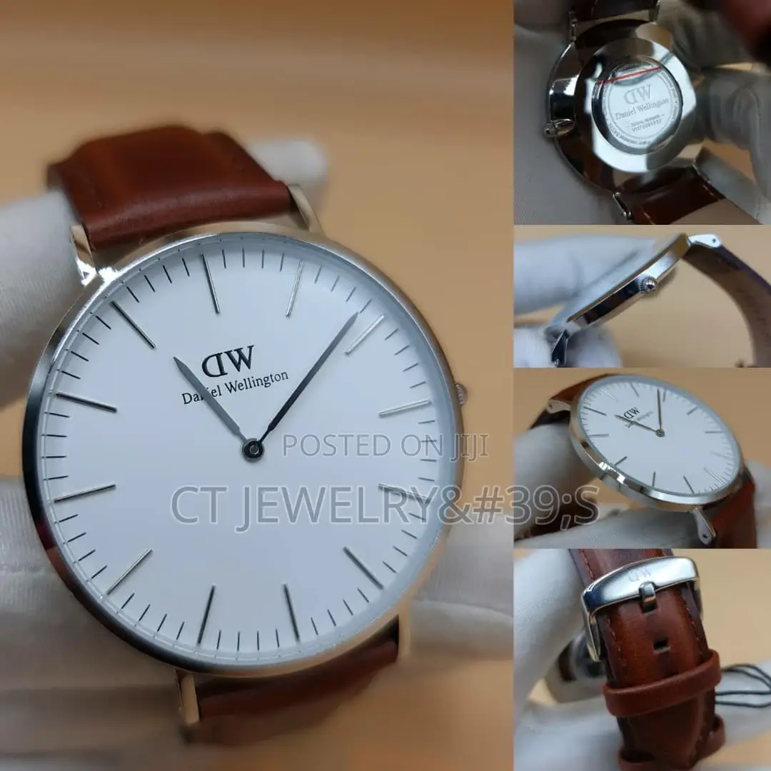 Flat Watch Simple Mature for Men's Daniel Willington