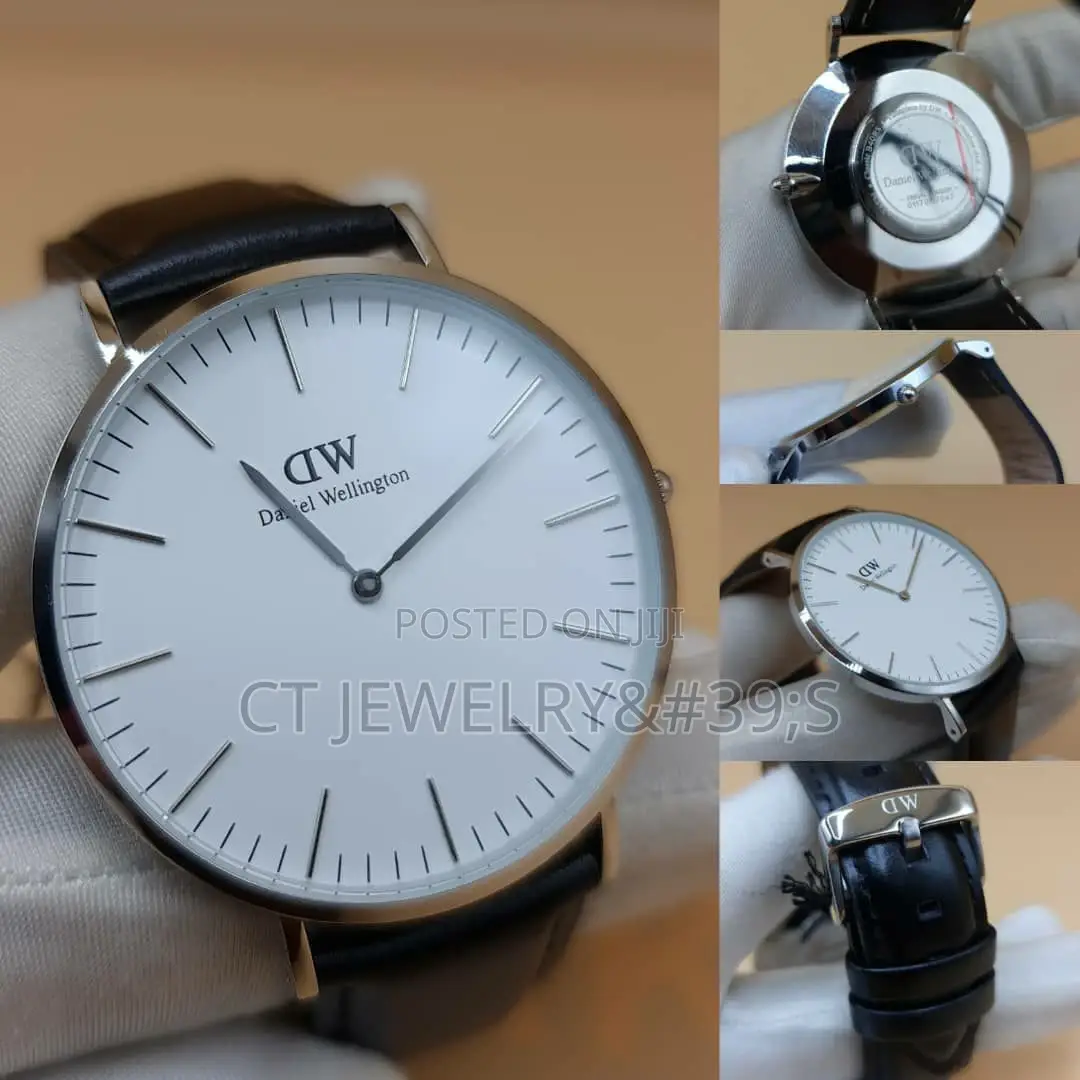 Flat Watch Simple Mature for Men's Daniel Willington