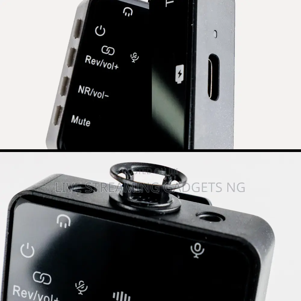 K-63 Lapel Dual Wireless Lavalier Noise Cancel Typec/Ios Mic