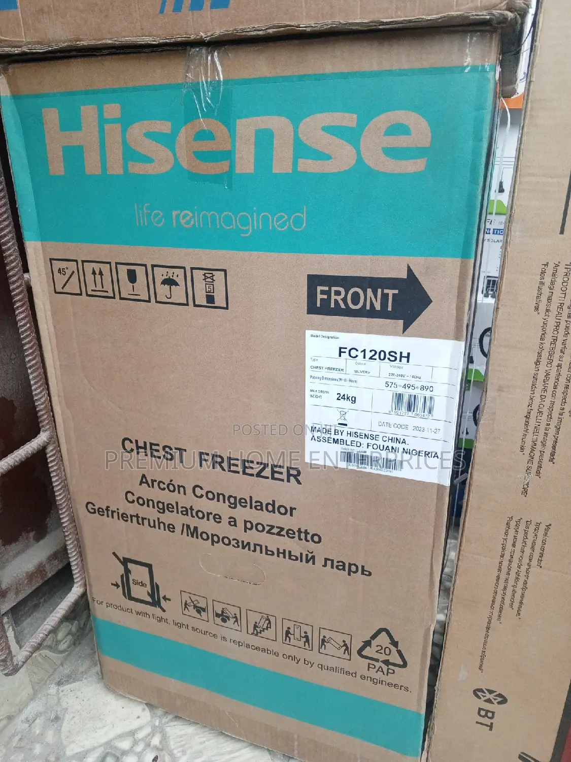 Hisense 95l Chest Freezer - Fc120sh