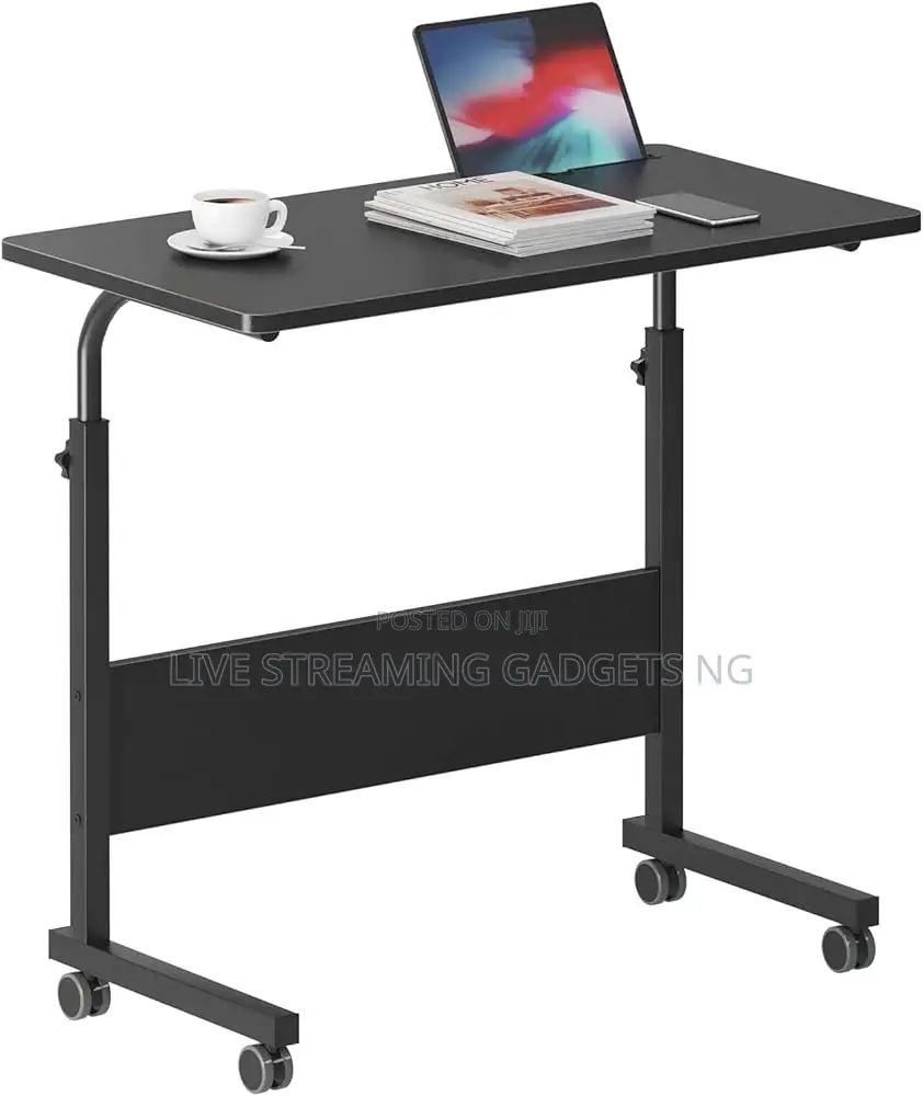 Adjustable Height Laptop or Streaming Desk 80cm