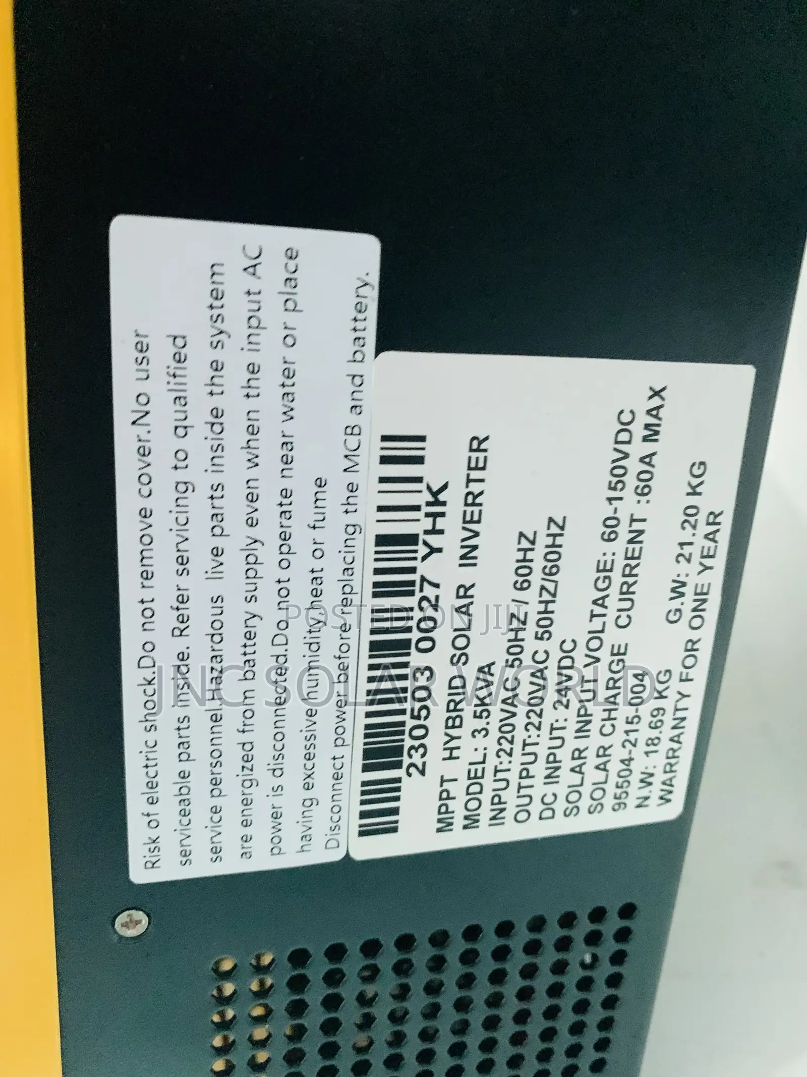 3.5kva/24v Yohako Hybrid Inverter