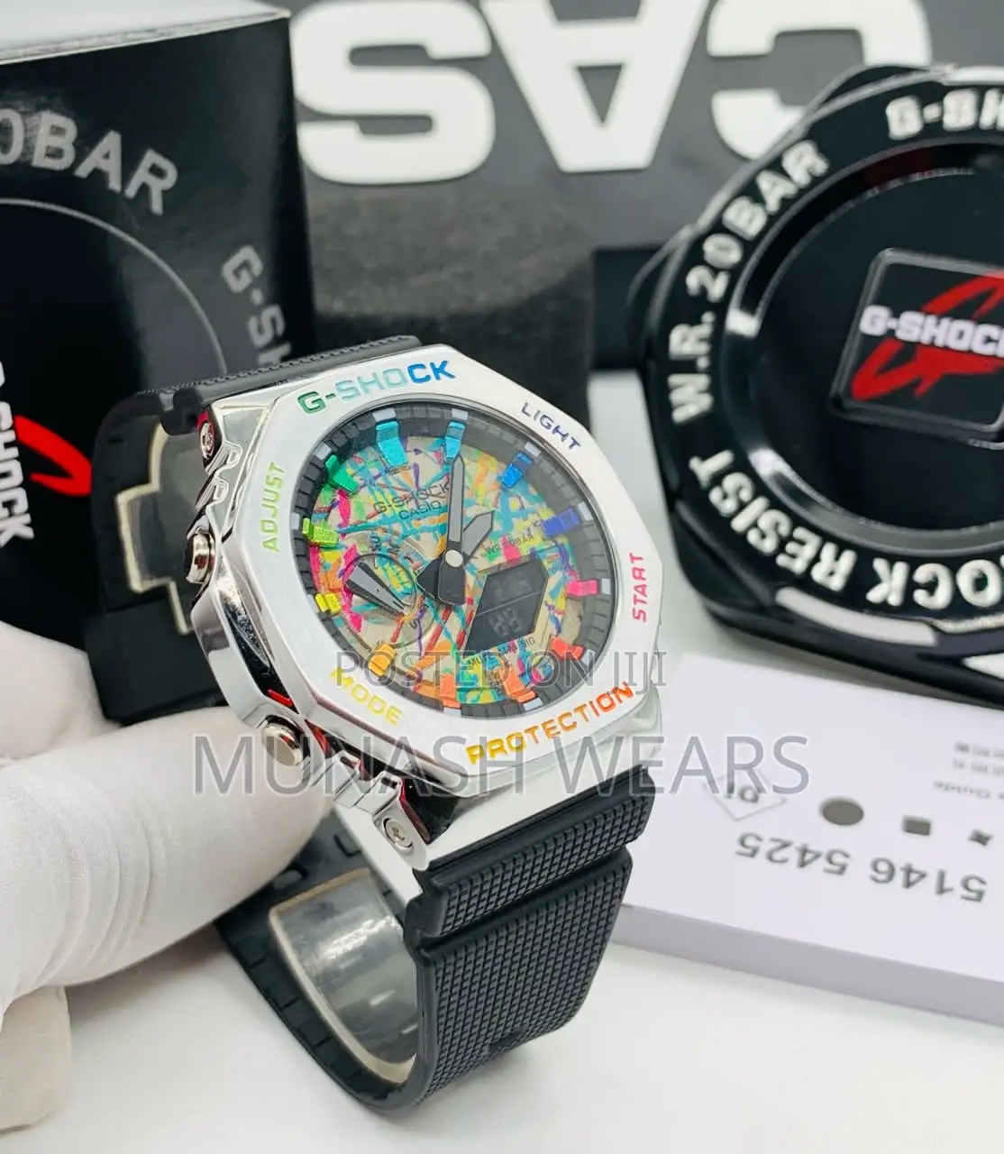 G Shock Water Resistant Wristwatch