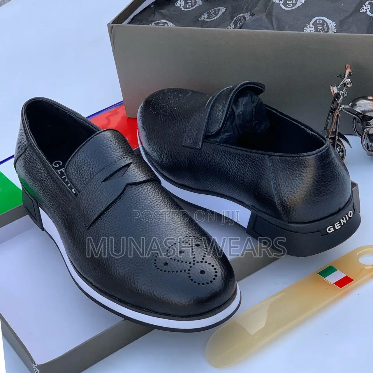 Italian Leather Genio Casual Shoe