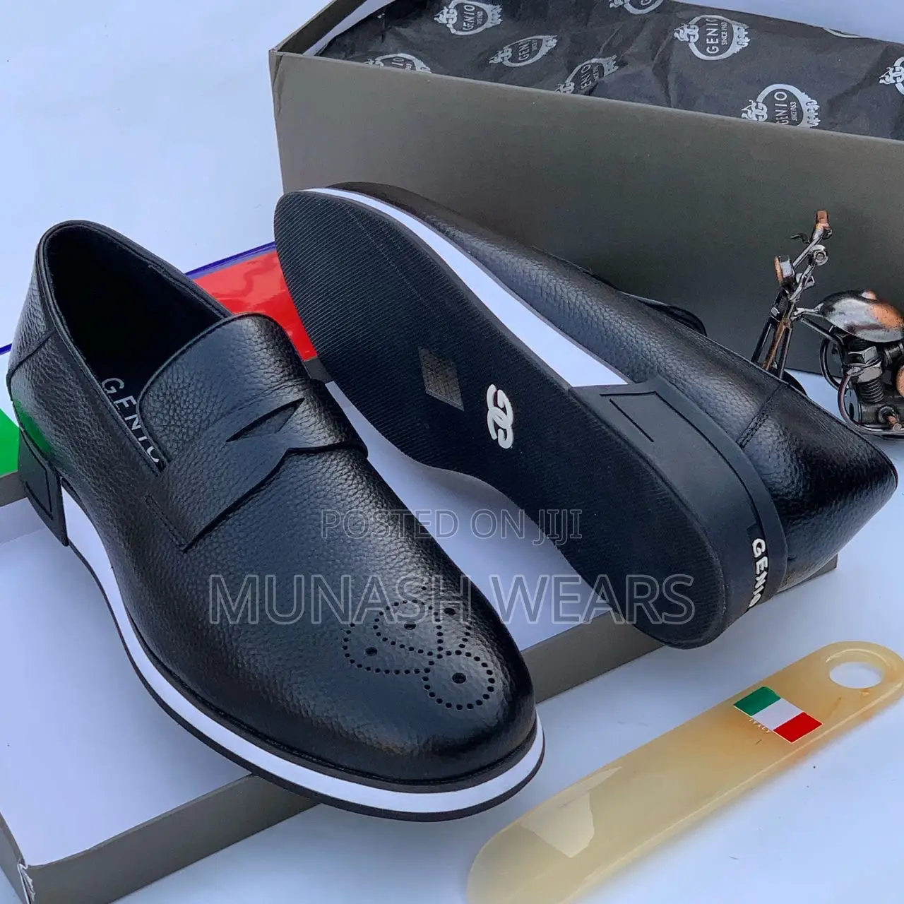 Italian Leather Genio Casual Shoe