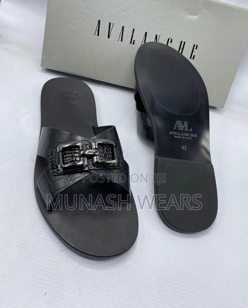 Italian Leather Slipers