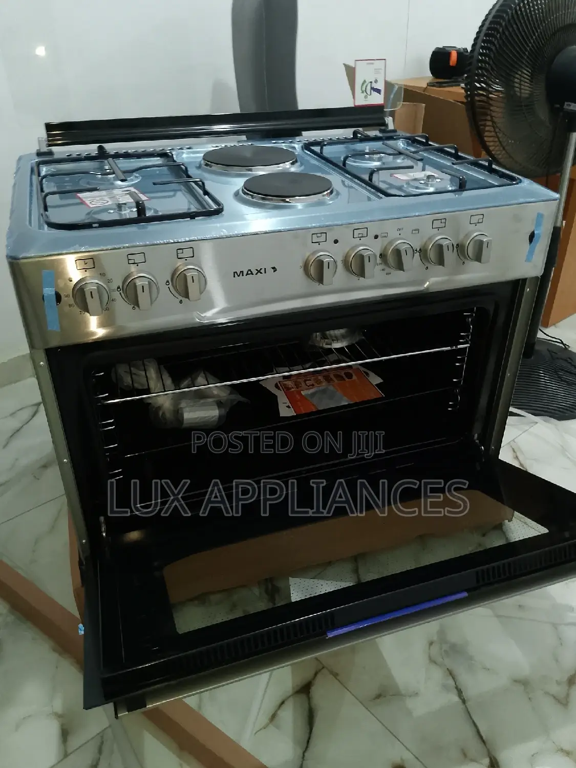 Quality Home Use Maxi 60*90 (4+2) Gas Cooker With Oven