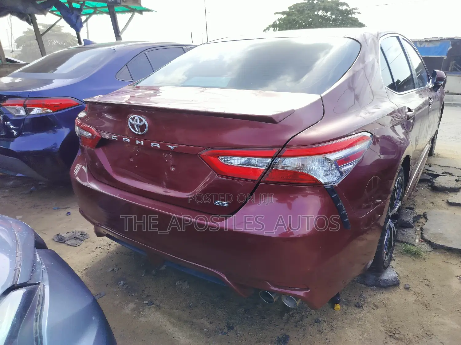 Toyota Camry SE FWD (2.5L 4cyl 8AM) 2018 Burgundy