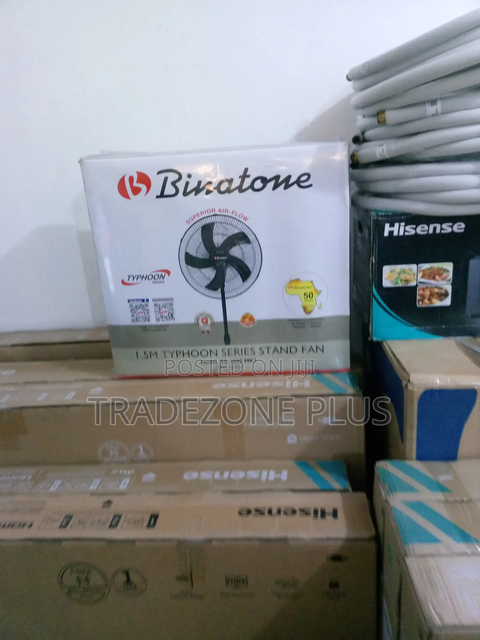 Binatone 1.5M Typhoon Series Standing Fan