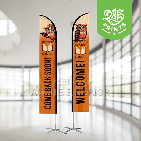 Custom Double-Sided Feather Banners