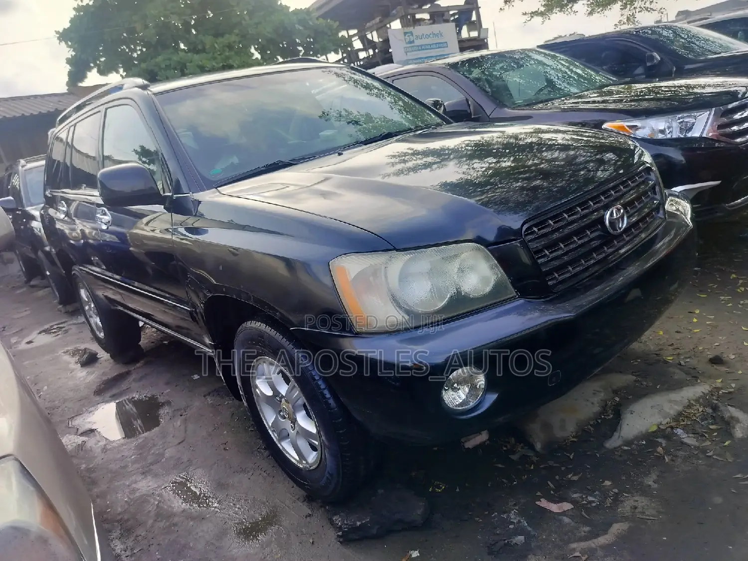 Toyota Highlander Base AWD 2003 Black