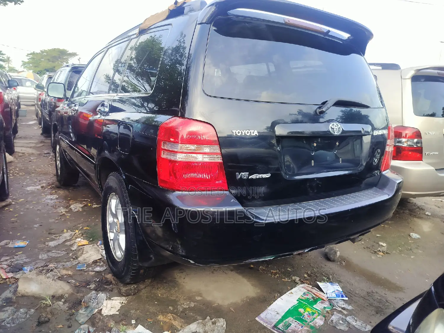 Toyota Highlander Base AWD 2003 Black