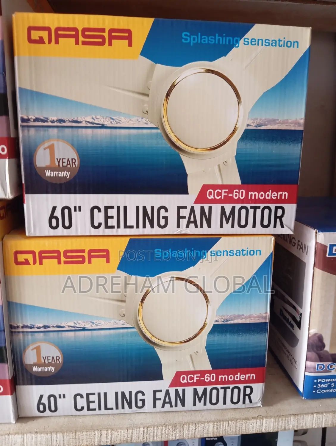Qasa 60" Ceiling Fan Motor QCF-60 Modern
