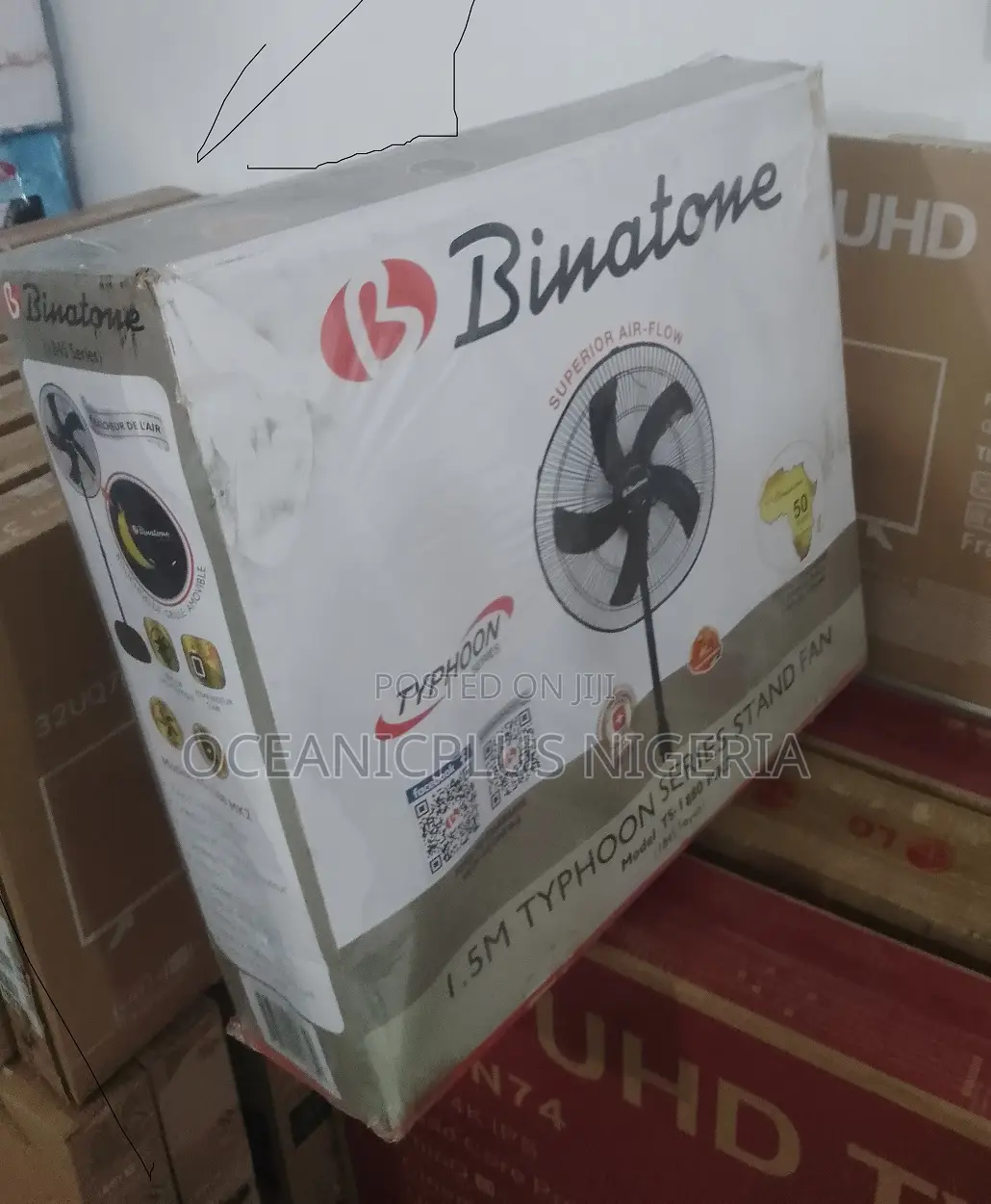 Durable Non Rechargeable Binatone Standing Fan! 