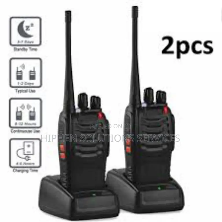 Baofeng 4 Pcs Bf-888s Walkie Talkie- Long Range