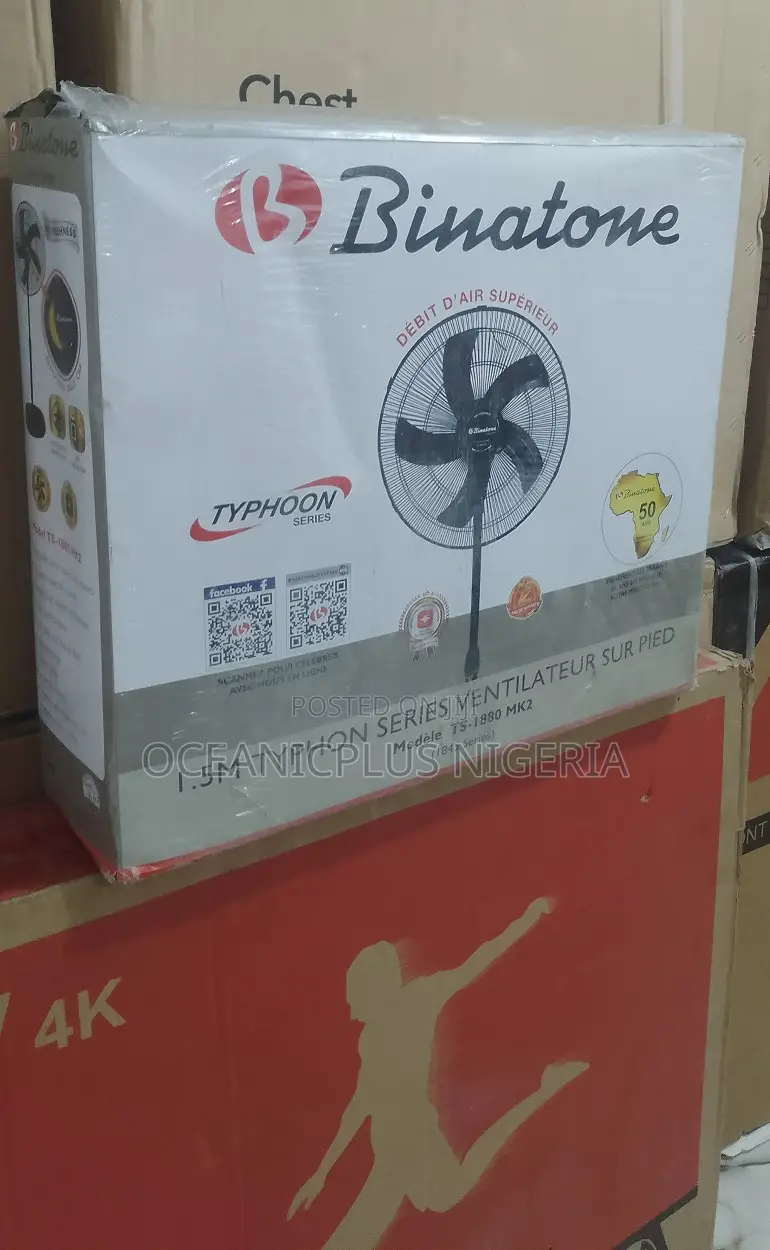 Binatone Ts-1880 Non-Rechargeable Standing Fan