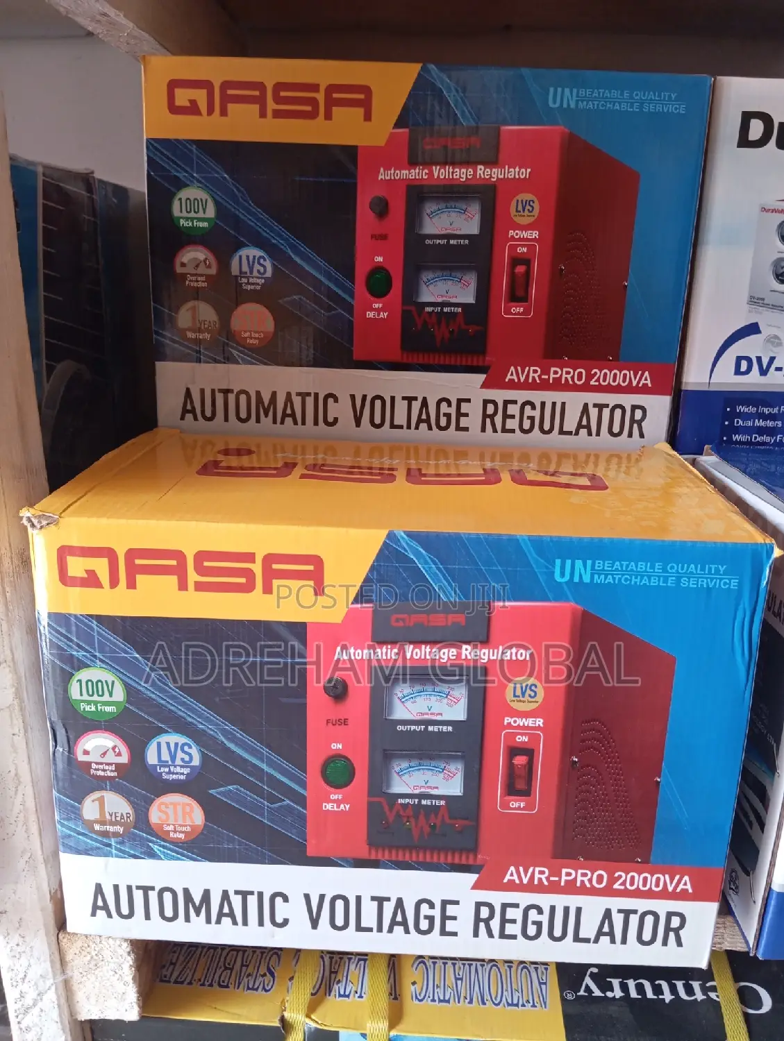 Qasa Automatic Voltage Stabilizer/Regulator AVR PRO-2000VA