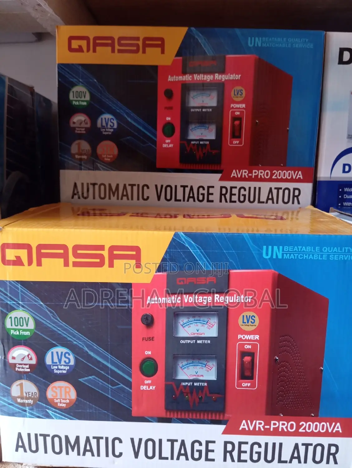 Qasa Automatic Voltage Stabilizer/Regulator AVR PRO-2000VA