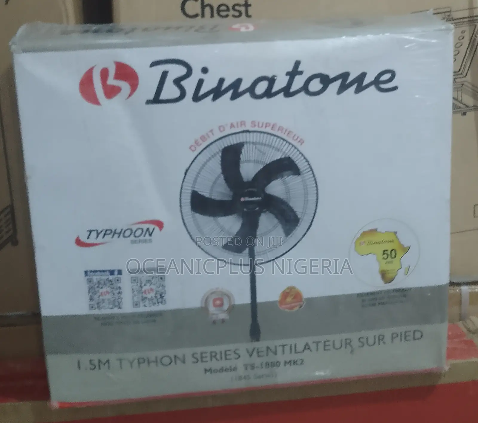 Brand New Quality Binatone Non-Rechargeable Standing Fan