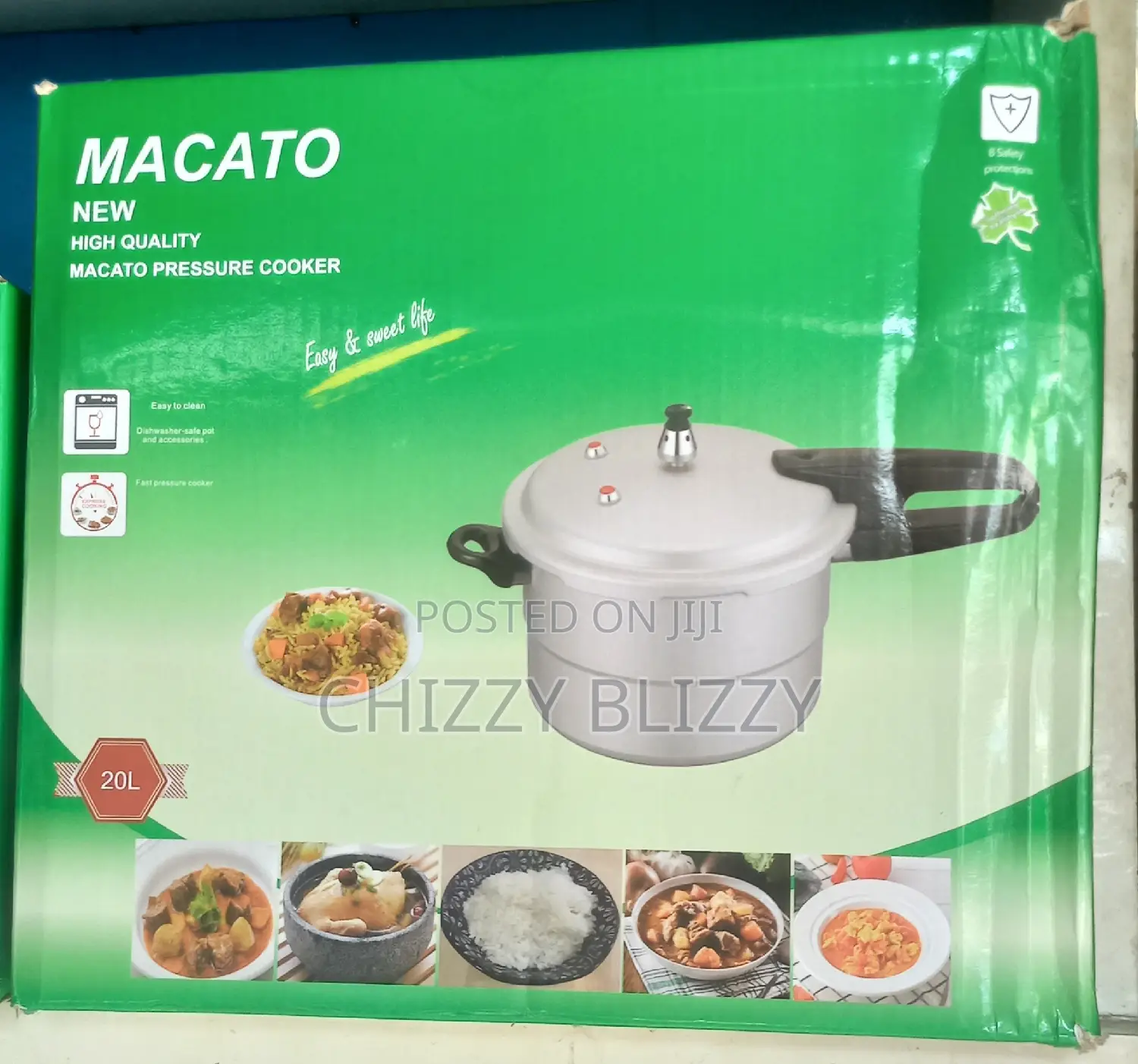 Macato Pressure Cooker 20l