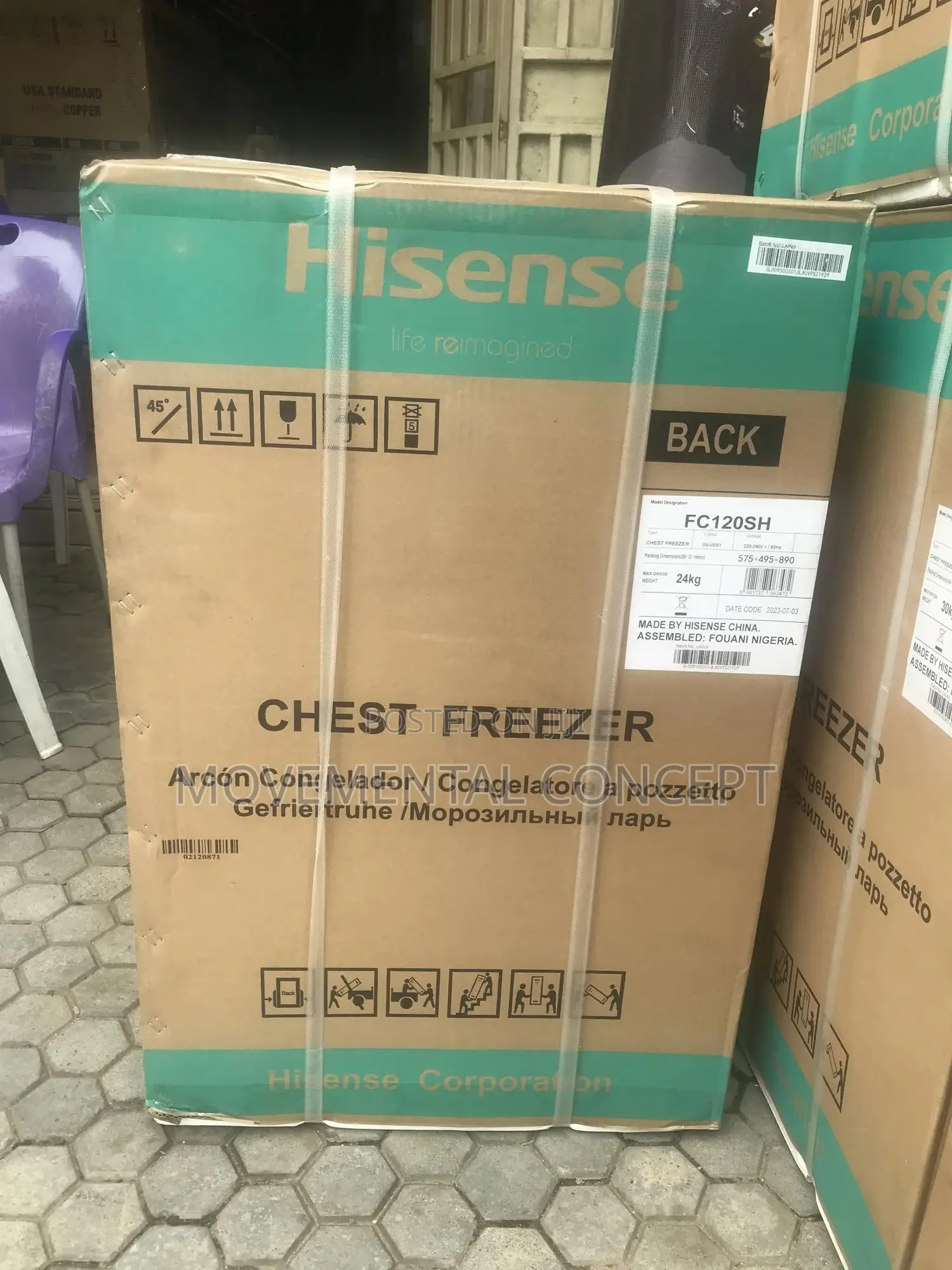 Hisense Chest Freezer Fc 120sh