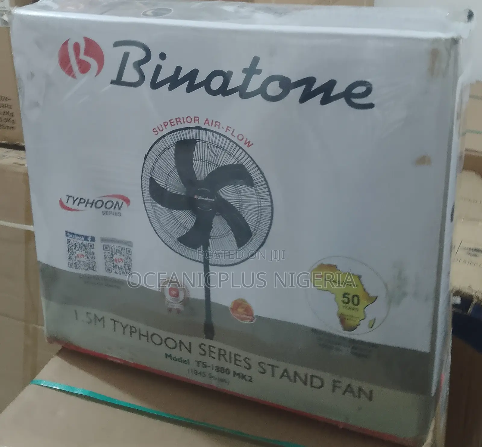 Best Selling Binatone Non-Negotiable Standing Fan