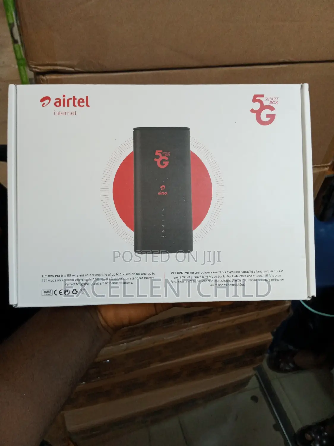 Airtel 5g Smart Box Wifi Router X25 Broad Band