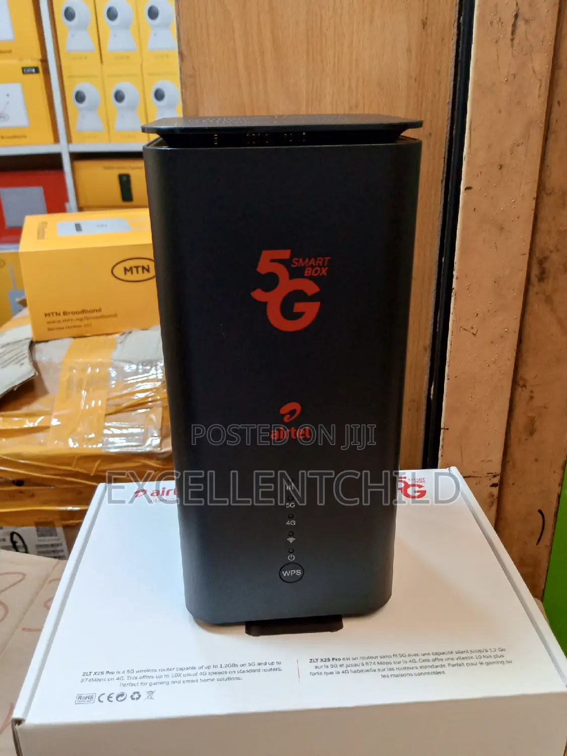 Airtel 5g Smart Box Wifi Router X25 Broad Band
