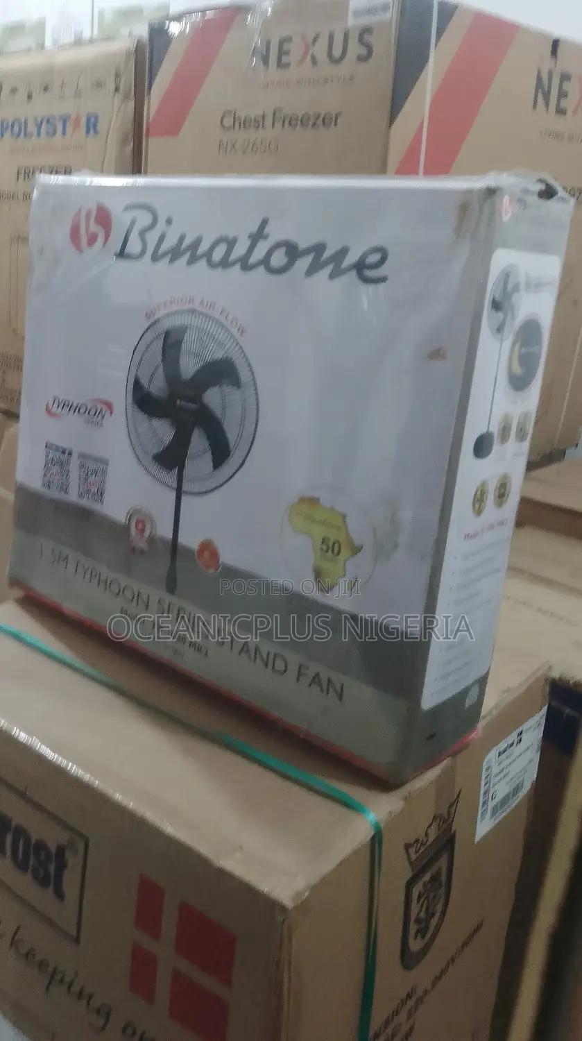 Quality Brand New Binatone Non-Rechargeable Standing Fan