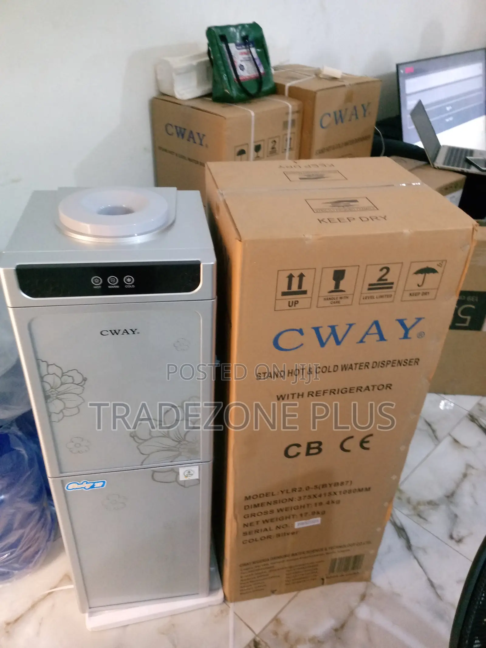 Durable Cway Ylr2.0.5 Water Dispenser With Fridge