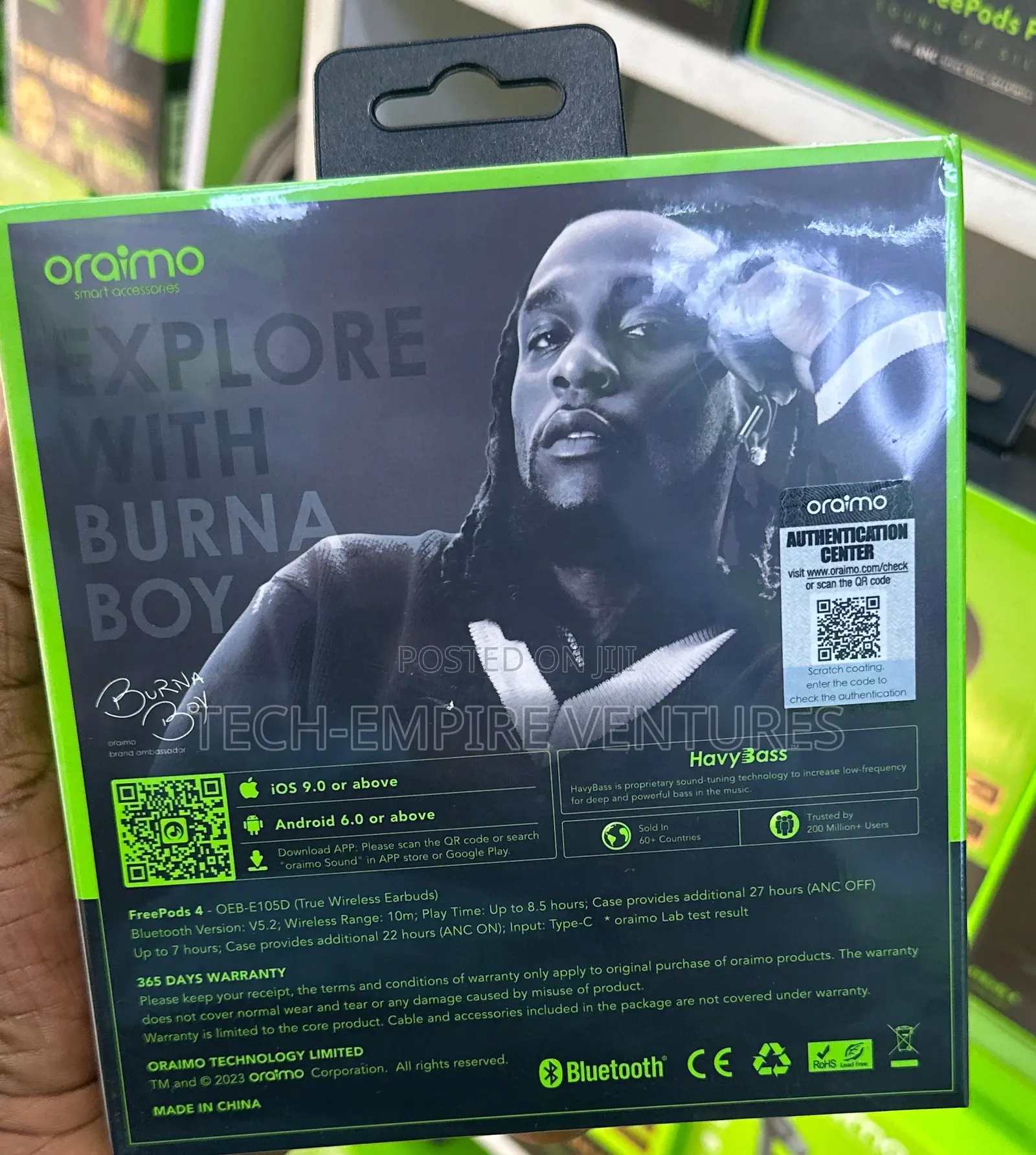 Oraimo Freepods 4 ANC True Wireless Earbuds