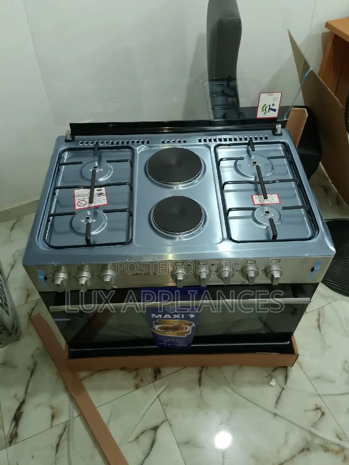 60*90 New Maxi Electric and Gas Cooker Station