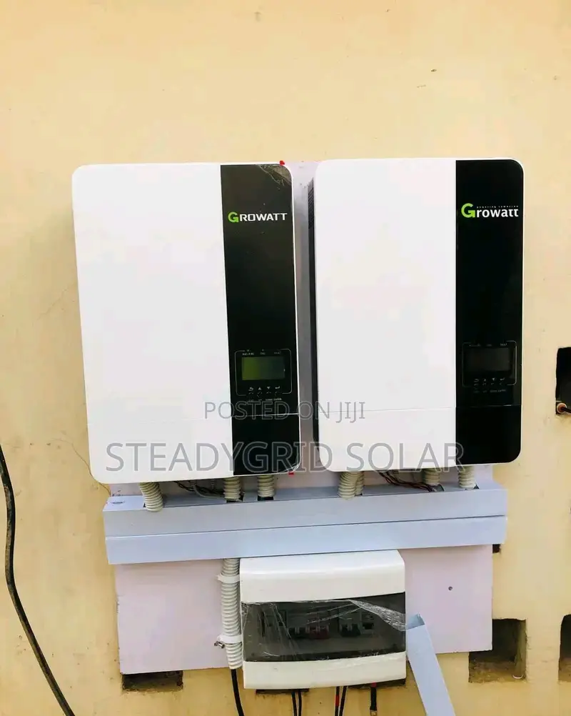 Heavyduty GROWATT 10kva Solar Powered Inverter Installation