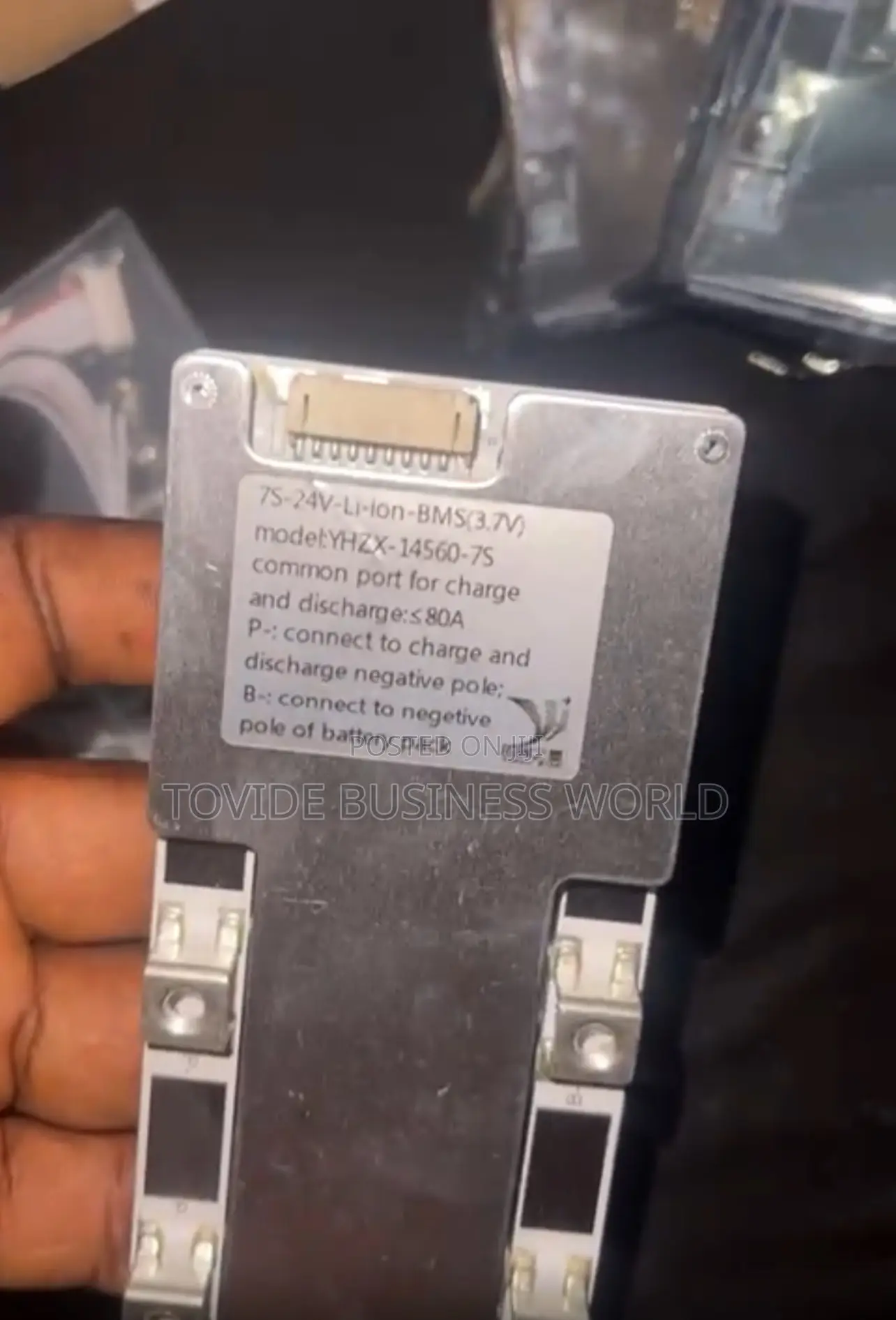7s 80a BMS Protection Board for Lithium Ion Batteries