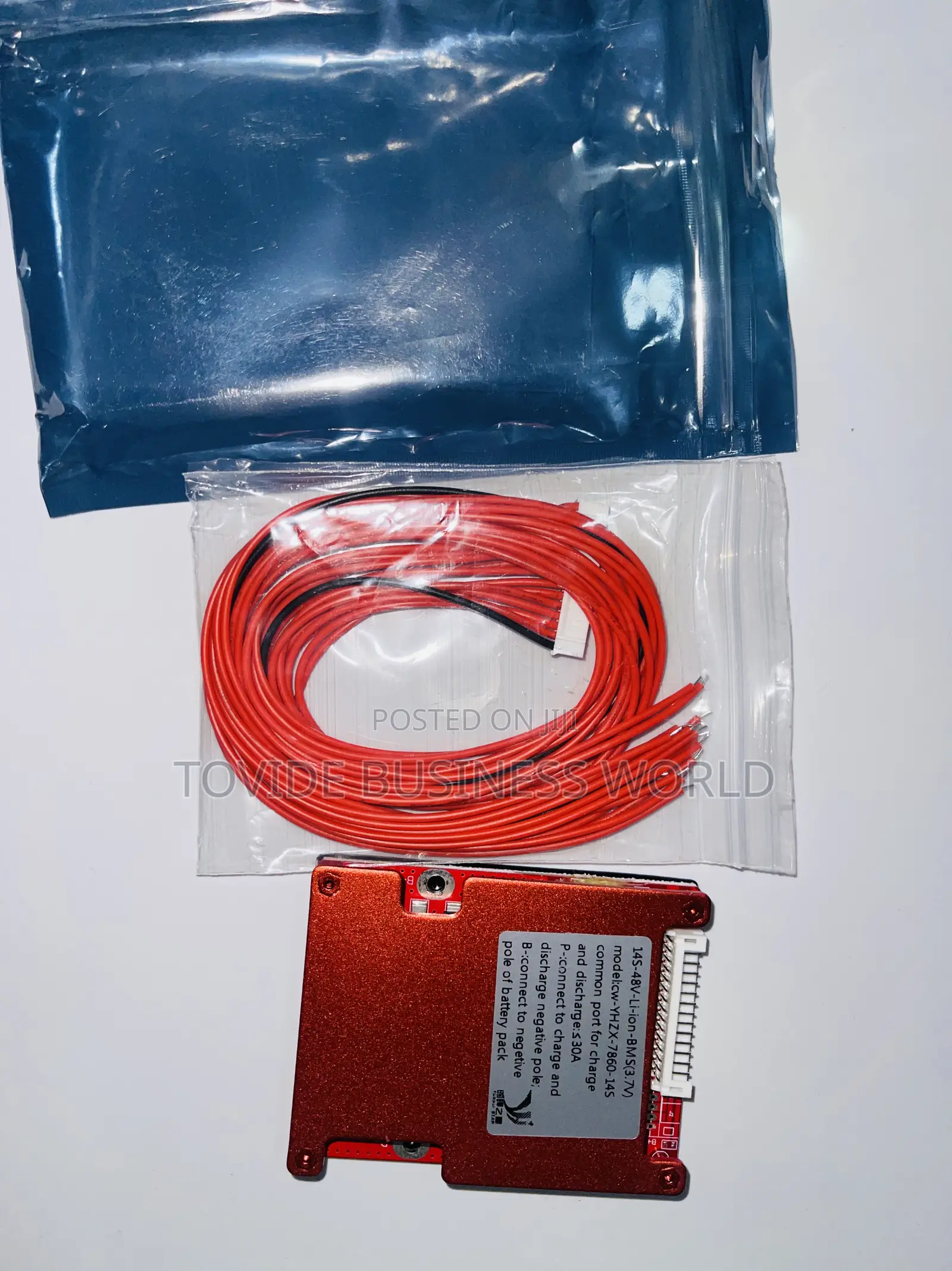 14S 30A Lithium Ion Battery Protection Board With Balancer