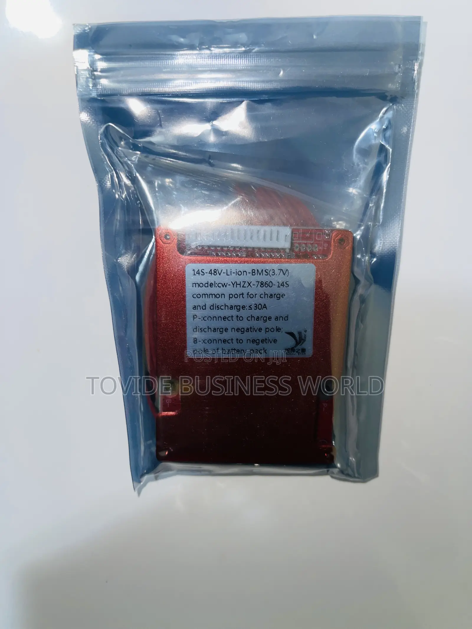 14S 30A Lithium Ion Battery Protection Board With Balancer