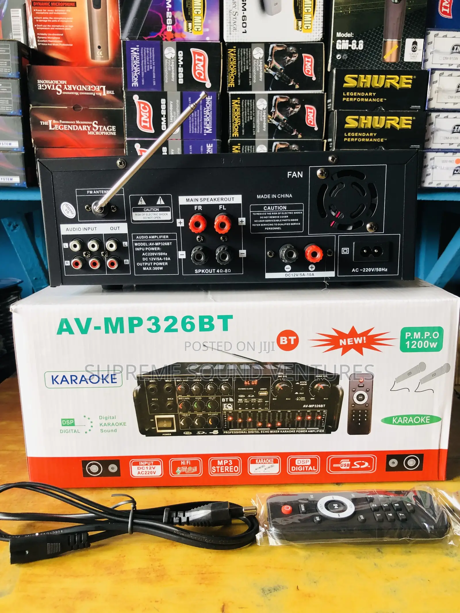 Av-Mp326bt Karaoke Amplifier