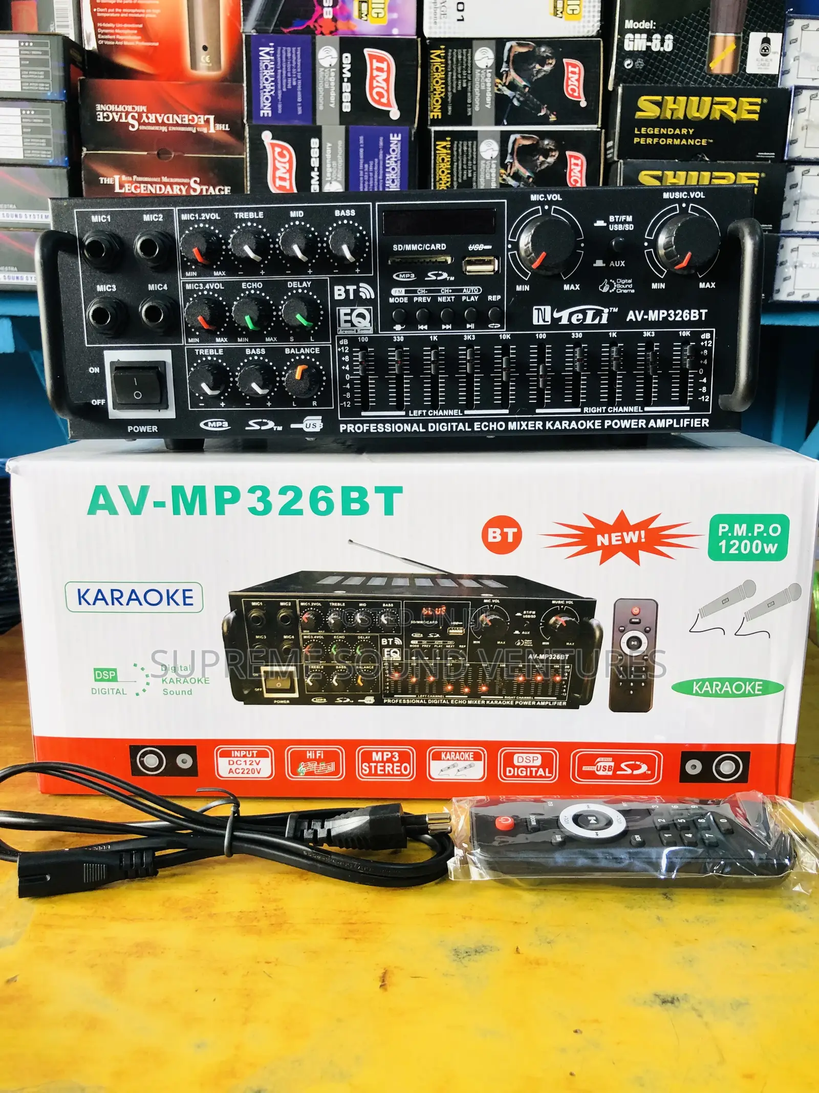 Av-Mp326bt Karaoke Amplifier