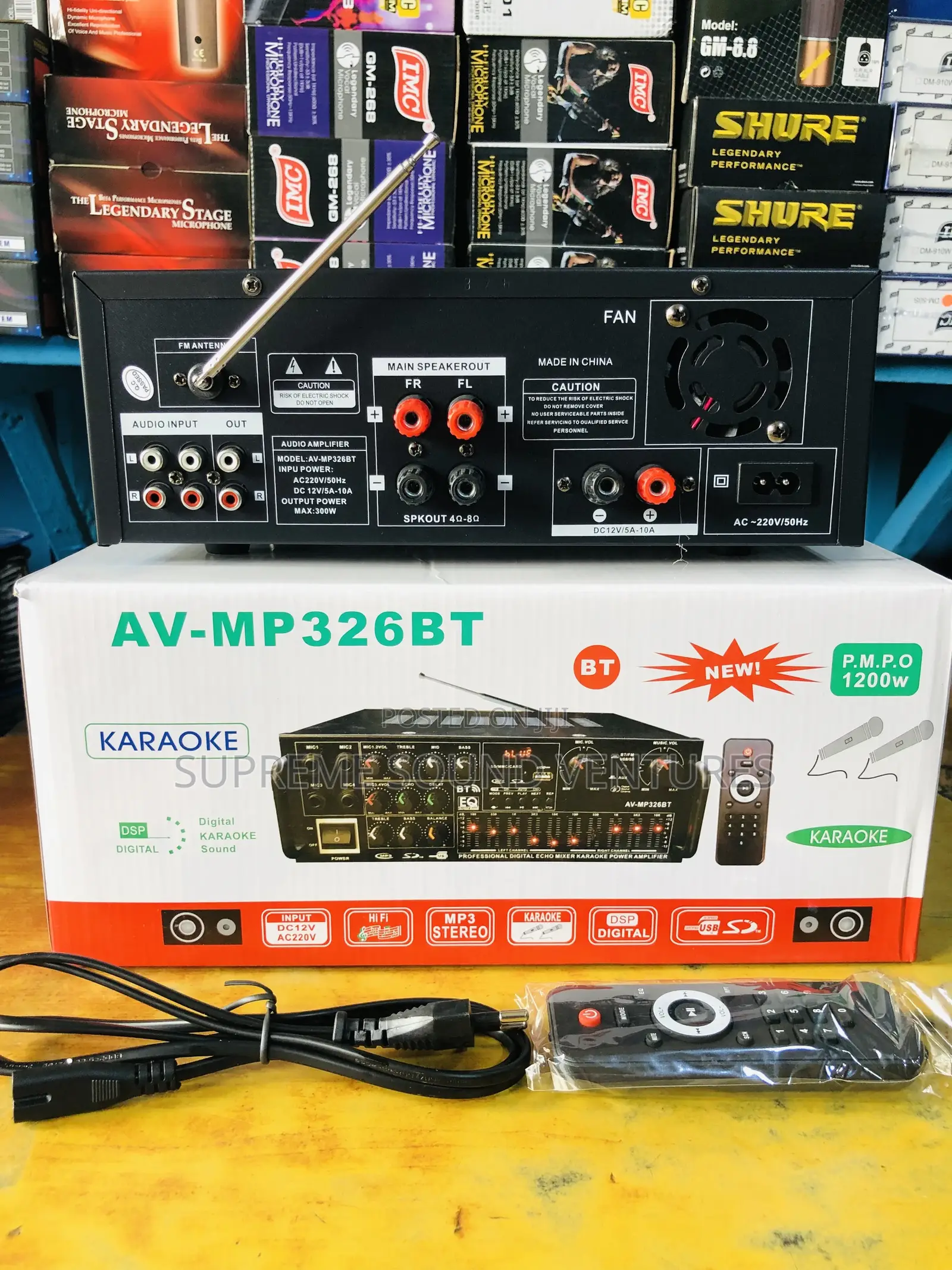 Av-Mp326bt Karaoke Amplifier