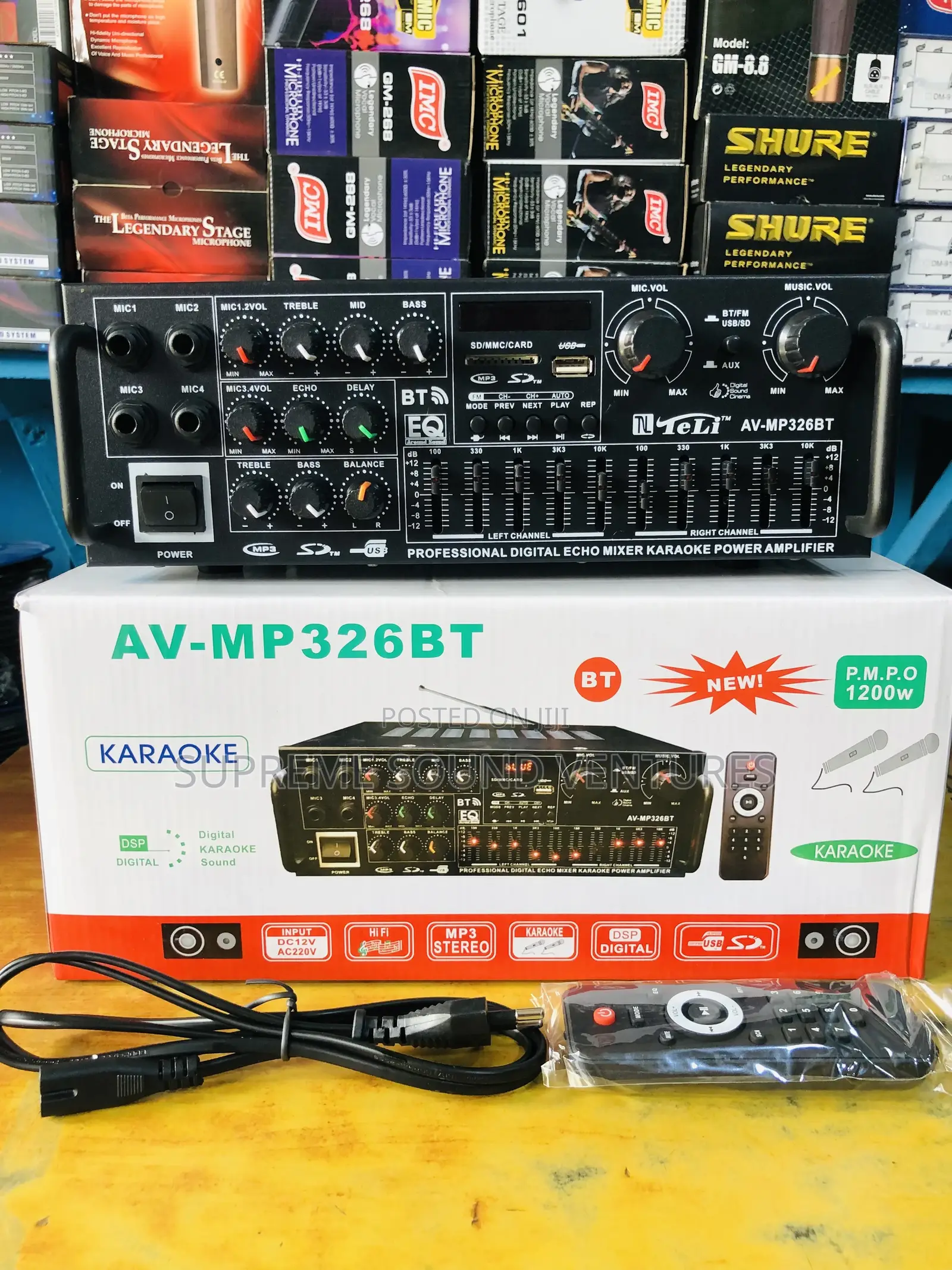 Av-Mp326bt Karaoke Amplifier