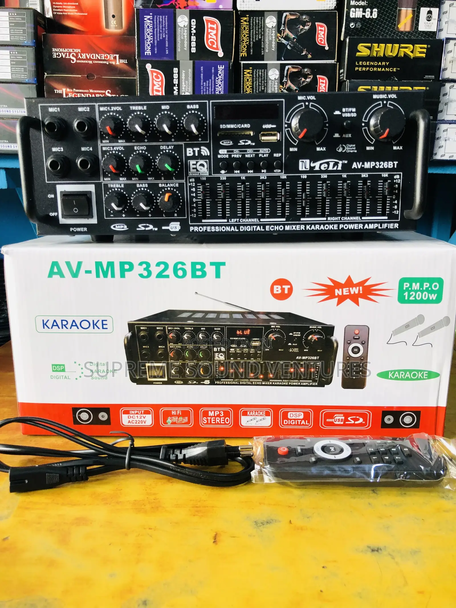 Av-Mp326bt Karaoke Amplifier