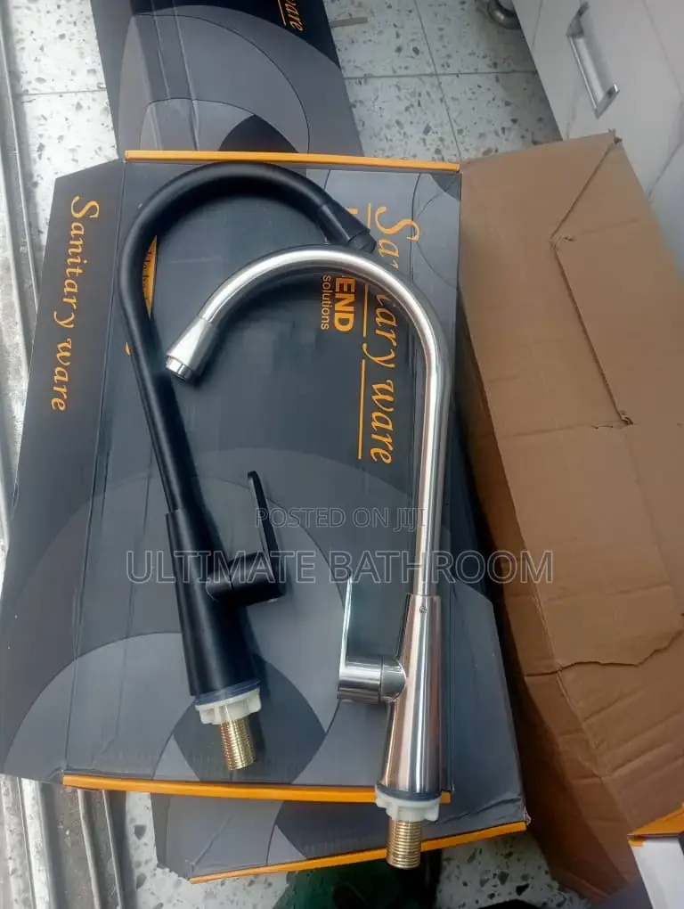 Black And Anti Rust Kitchen Sink Tap
