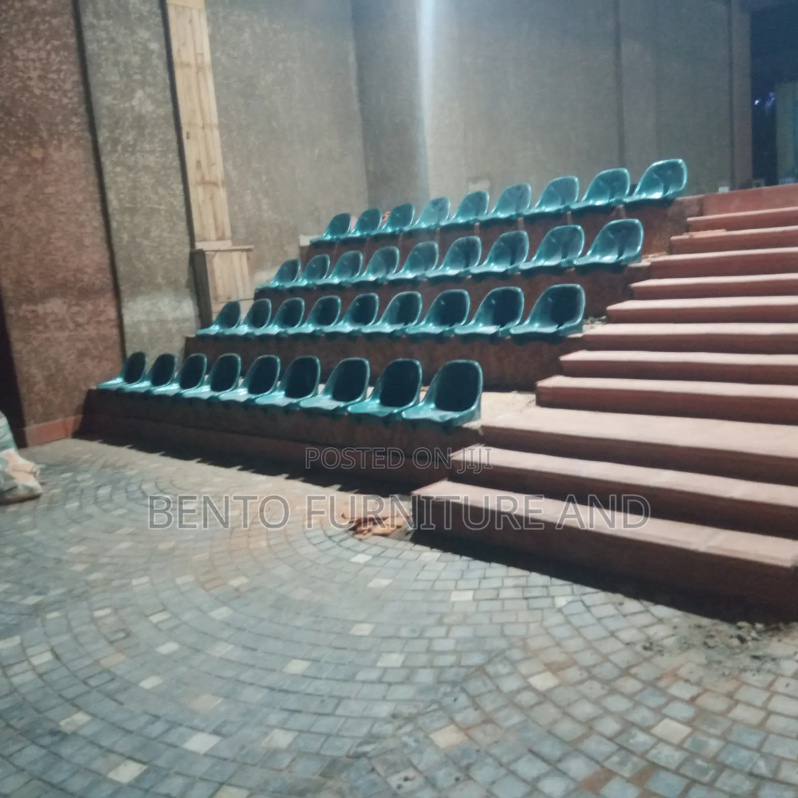 Installation of Stadium Seat With Accessories