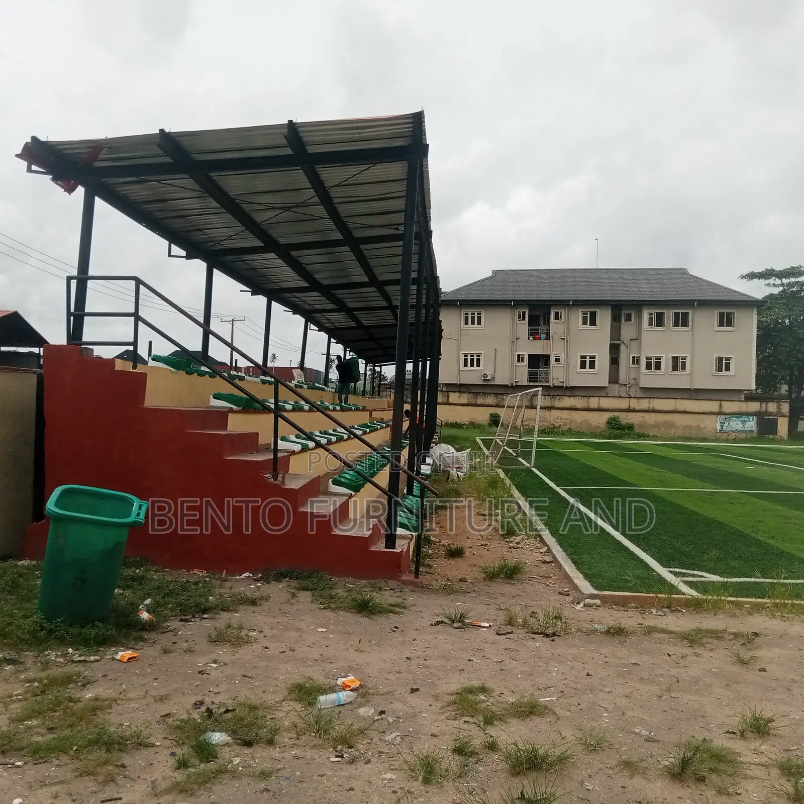 Installation of Stadium Seat With Accessories