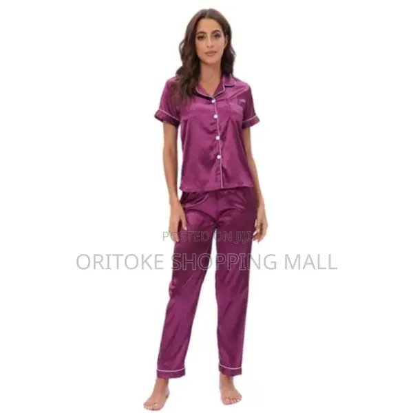Two Pieces Ladies Sleepwear - Trouser And Shirt