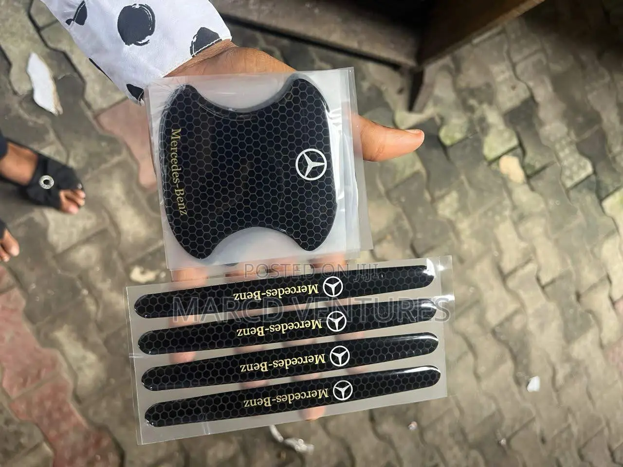 Carbon Fiber Rubber Strap Door Guard